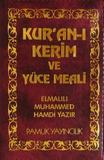 Kur'an-ı Kerim ve Yüce Meali Üçlü (Cep Boy-Plastik Kapak)(Fermuarlı )(Elmalılı 005)