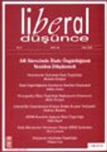 Sayı: 24 Güz 2001 / Liberal Düşünce Üç Aylık Dergi