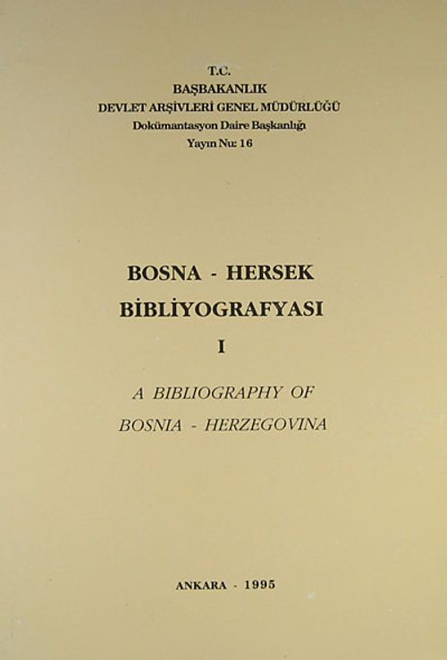 Bosna-Hersek Bibliyografyası 2 Cilt (Ürün Kodu:1-C-7)