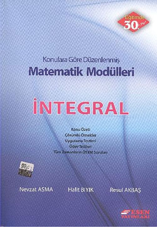 İntegral / Konularına Göre Düzenlenmiş Matematik Modülleri