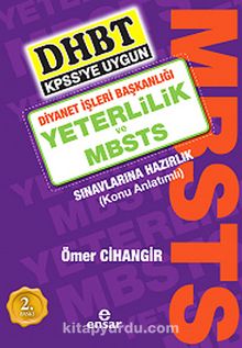 DHBT KPSS'ye Uygun Diyanet İşleri Başkanlığı Yeterlilik Ve Mbsts Sınavlarına Hazırlık (Konu Anlatımlı) - Ömer Cihangir