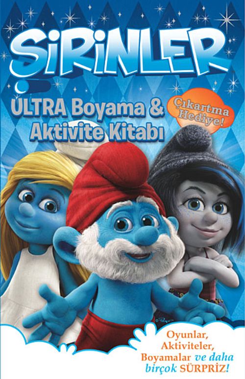 Şirinler - Ultra Boyama ve Aktive Kitabı