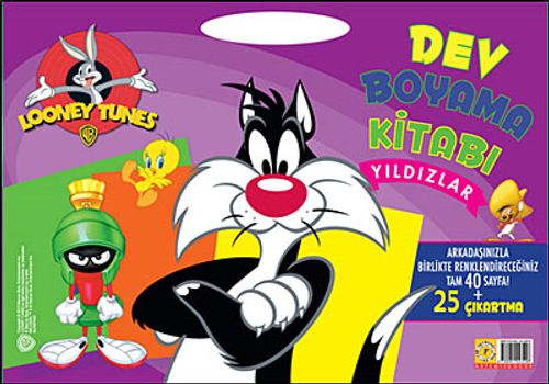 Dev Boyama Kitabı Yıldızlar (40 Sayfa + 25 Çıkartma)