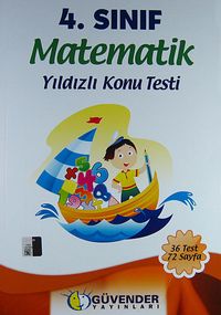 4.Sınıf Matematik Yıldızlı Konu Testi  (36 Test 72 Sayfa)