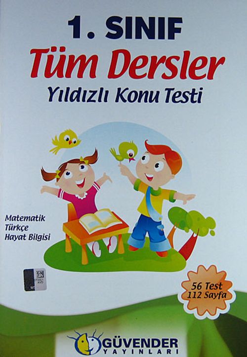1. Sınıf Tüm Dersler Yıldızlı Konu Testi (56 Test 112 Sayfa)