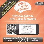 Toplam Çarpım Dizi-Seri-Matris & Tamamı Video Çözümlü
