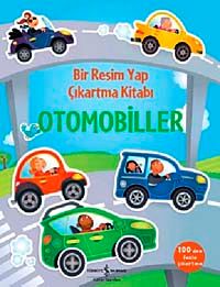 Bir Resim Yap Çıkartma Kitabı - Otomobiller