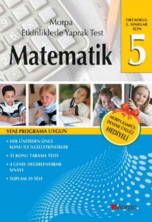 5.Sınıflar İçin Matematik - Etkinliklerle Yaprak Test