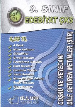 9.Sınıf Edebiyat Çks & Coşku ve Heyecanı Dile Getiren Metinler (Şiir)