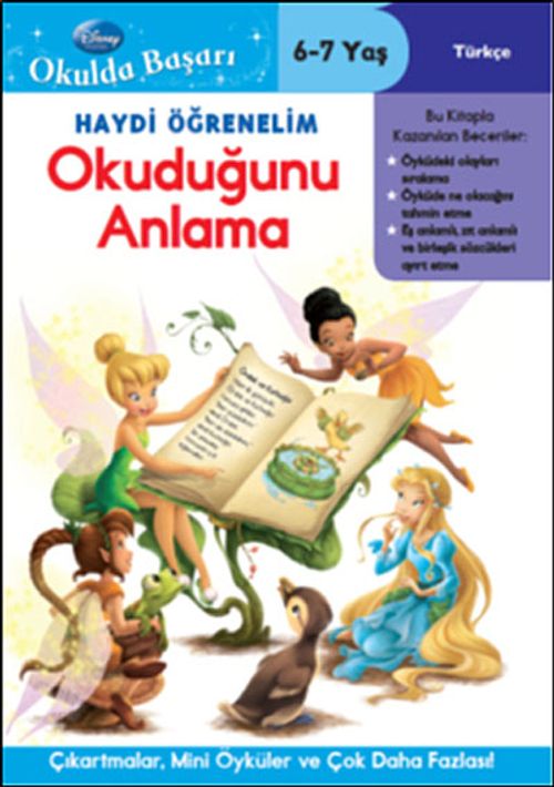 Haydi Öğrenelim Okuduğunu Anlama 6-7 Yaş / Disney Okulda Başarı 17(Tinkerbell)