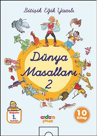 Dünya Masalları Dizisi -2 (10 Kitap) / Bitişik Eğik Yazılı Dünya Masalları