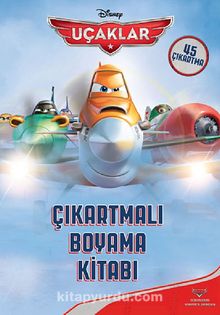 Uçaklar Çıkartmalı Boyama Kitabı