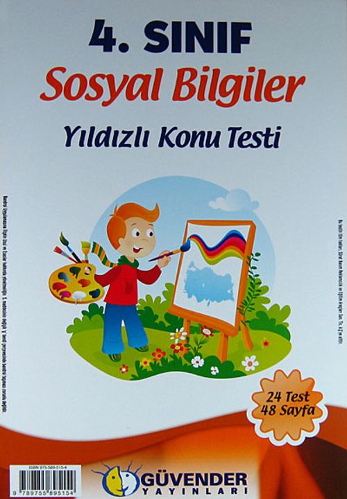 4.Sınıf Sosyal Bilgiler Yıldızlı Konu Testi (24 Test 48 Sayfa)
