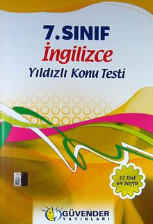 7. Sınıf İngilizce Yıldızlı Konu Testi (32 Test 64 Sayfa)