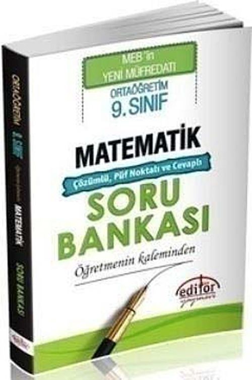 9. Sınıf Matematik Soru Bankası Öğretmenin Kaleminden