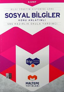 8. Sınıf Sosyal Bilgiler Konu Anlatımlı-SBS Hazırlık Okula Yardımcı / Bilgi Yönetim Sistemine Göre