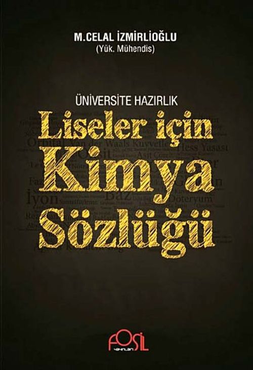 Üniversiteye Hazırlık Liseler İçin Kimya Sözlüğü