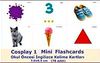 Cosplay 1 Mini Flashcards - Okul &Ouml;ncesi İngilizce Mini Kelime Kartları (78 adet) (7x9,5)