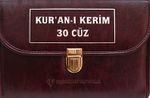 Kur'an-ı Kerim 30 Cüz-Çantalı (16x24,5) (Ciltli)