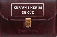 Kur'an-ı Kerim 30 Cüz-Çantalı (16x24,5) (Ciltli)