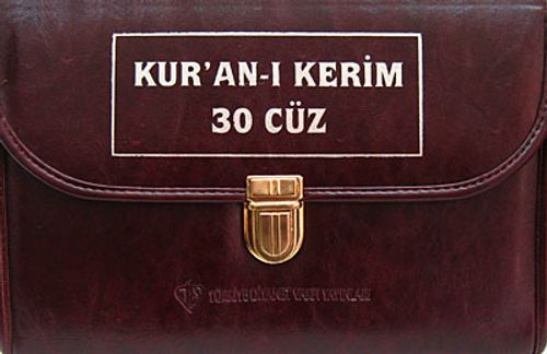 Kur'an-ı Kerim 30 Cüz-Çantalı (16x24,5) (Ciltli)