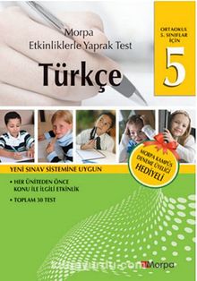 5.Sınıflar İçin Türkçe - Etkinliklerle Yaprak Test