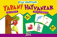 Yabani Hayvanlar (Eşleştirme-Gruplandırma) Oyun Kartları