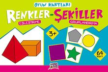 Renkler-Şekiller (Eşleştirme-Gruplandırma) Oyun Kartları