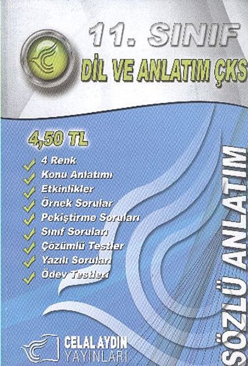 11.Sınıf Dil ve Anlatım Çks & Sözlü Anlatım