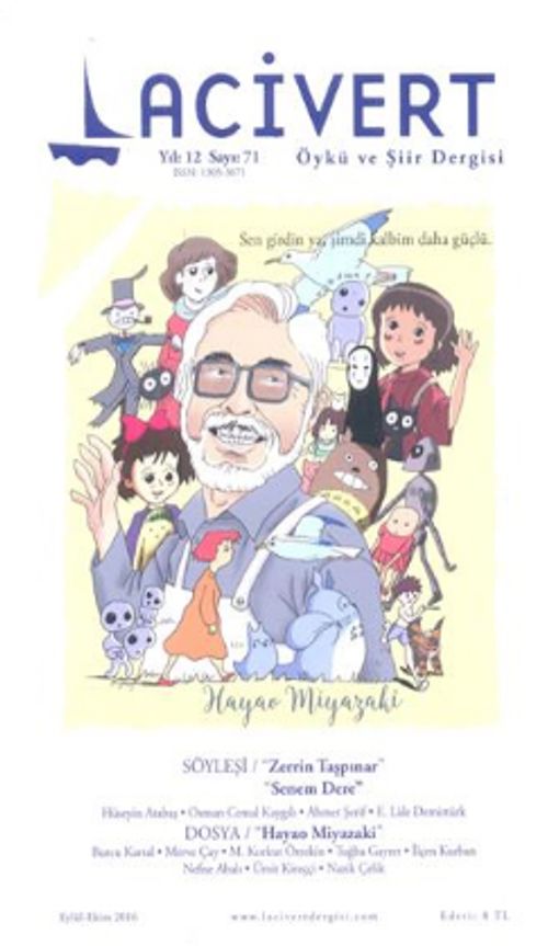Lacivert Öykü Ve Şiir Dergisi Sayı 71 Yıl 2012