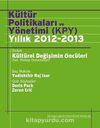 Kültür Politikaları ve Yönetimi (KPY) Yıllık 2012-2013
