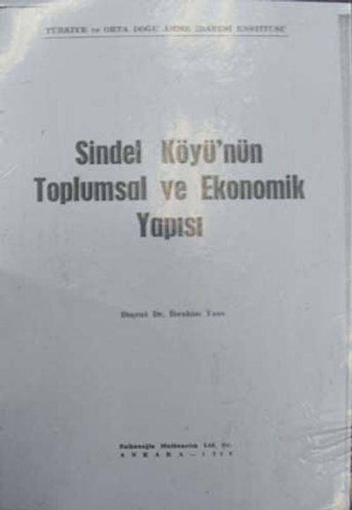 Sindel Köyünün Toplumsal Ve Ekonomik Yapısı (3-D-7)