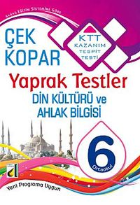 6. Sınıf Din Kültürü ve Ahlak Bilgisi Çek Kopar Yaprak Testler