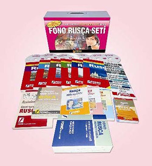 Rusça Seti (15 Kitap 6 Cd)