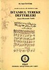İstanbul Tereke Defterleri /Sosyo Ekonomik Tahlil