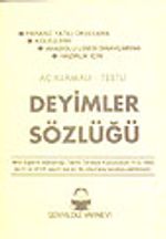Deyimler Sözlüğü / Karton Kapak