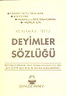 Deyimler Sözlüğü / Karton Kapak