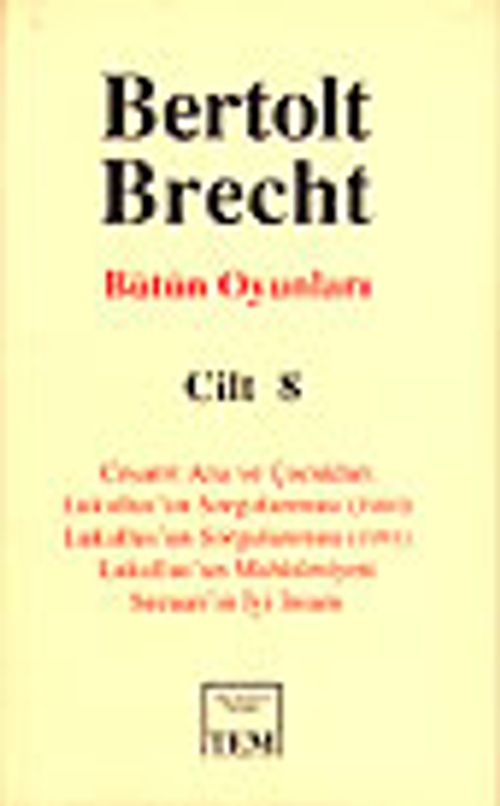 Bütün Oyunları Cilt 8