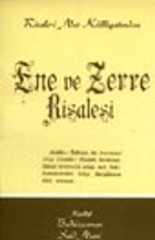 Ene ve Zerre Risalesi / cep boy (kod:533)