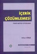 İçerik Çözümlemesi/Teori-Metod-Uygulama