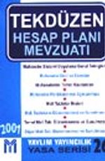 Tekdüzen Hesap Planı Mevzuatı -2001-