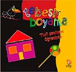 Tebeşirle Boyama Tufi Şekilleri Öğretiyor