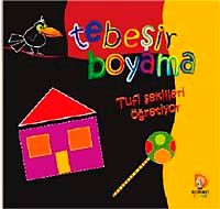 Tebeşirle Boyama Tufi Şekilleri Öğretiyor