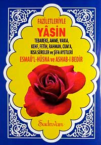 Yasin & Tebareke, Amme, Vakıa, Kehf, Fetih, Rahman, Cum'a, KısaSureler ve Şifa Ayetleri Esmaü'l Hüsna ve Ashab-ı Bedir (Orta Boy)