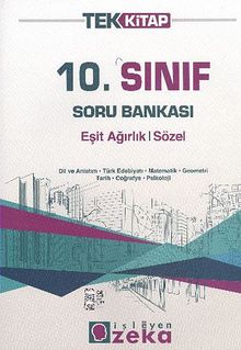 10.Sınıf Eşit Ağırlık-Sözel Soru Bankası Tek Kitap