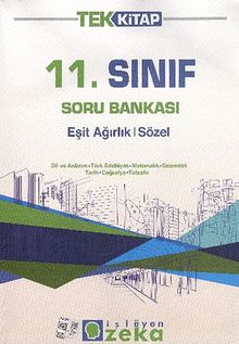 11.Sınıf Eşit Ağırlık-Sözel Soru Bankası Tek Kitap