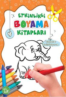Etkinlikli Boyama Kitapları 4 & Dikkatimi Geliştiriyorum