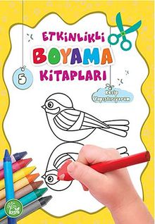 Etkinlikli Boyama Kitapları 5 & Kesip Yapıştırıyorum