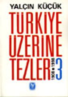 Türkiye Üzerine Tezler 1908-1998 3