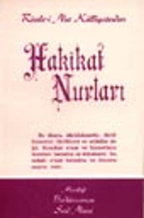 Hakikat Nurları/ cep boy (kod:512)